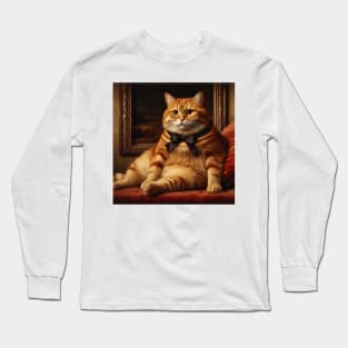 renaissance cat Long Sleeve T-Shirt